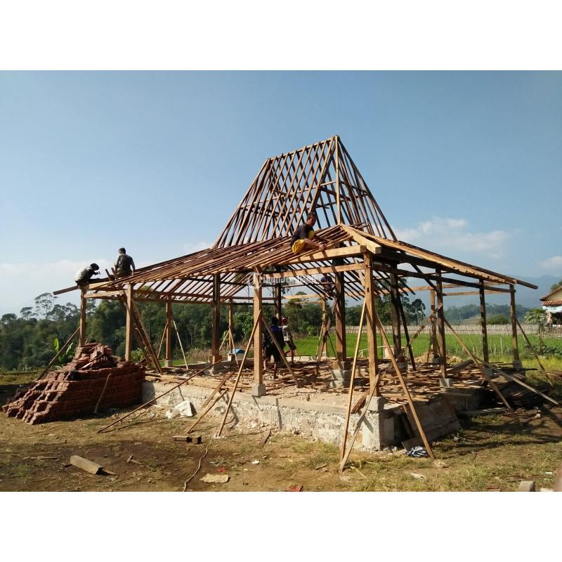 Jasa Pembuatan Rumah Kayu Joglo Limasan Gazebo - Bantul Jogja