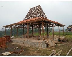 Jasa Pembuatan Rumah Kayu Joglo Limasan Gazebo - Bantul Jogja