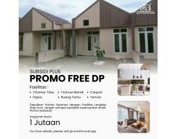 Jual Rumah Subsidi Siap Huni Baru Tanpa DP Dekat Kemiling - Bandar Lampung