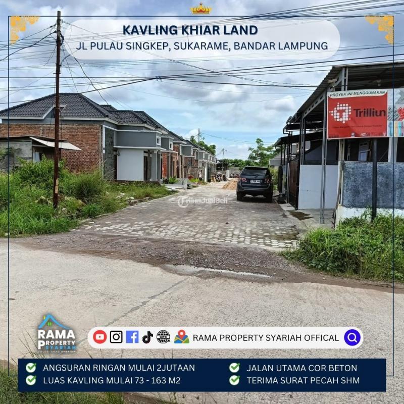 Jual Tanah Murah Lokasi Strategis Pinggi Jalan di Sukarame - Bandar Lampung