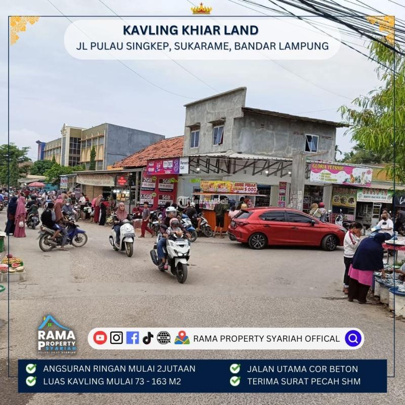 Jual Tanah Murah Lokasi Strategis Pinggi Jalan di Sukarame - Bandar Lampung