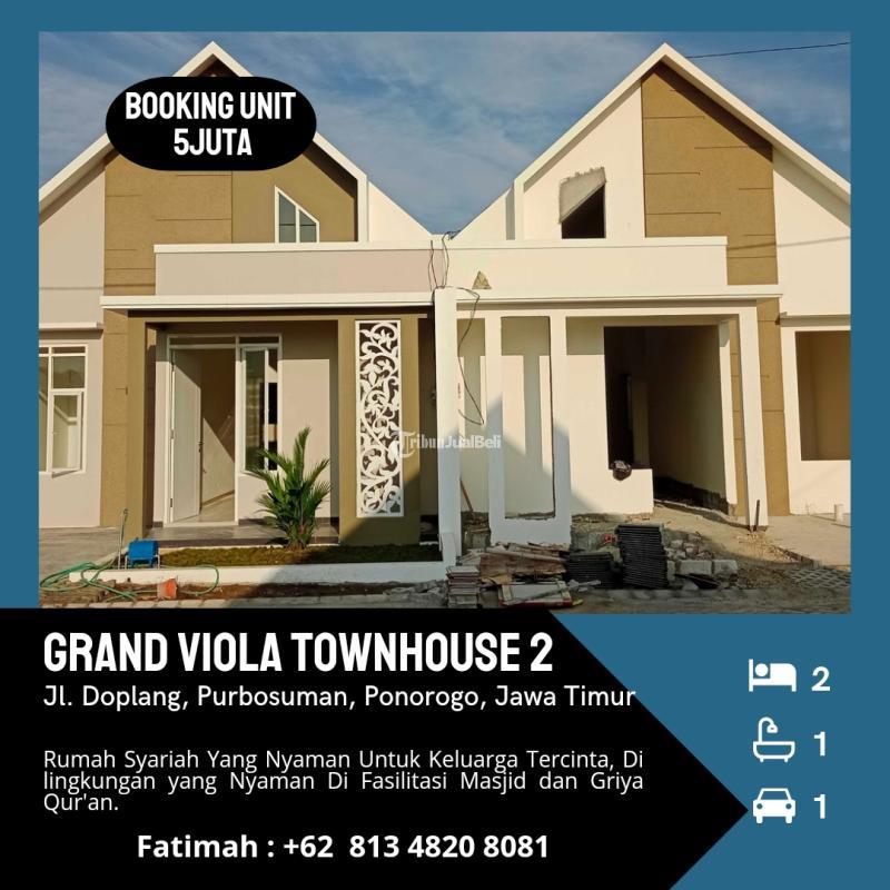 Jual Rumah Minimalis Ekonomis Baru Cicilan Tanpa DP - Ponorogo Jawa Timur