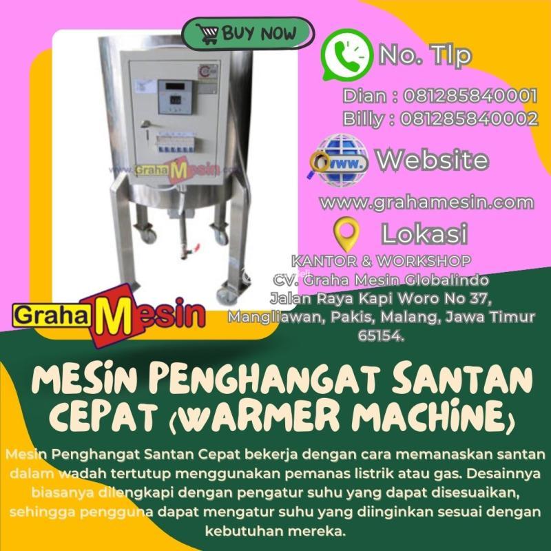 Mesin Penghangat Santan Cepat Warmer Machine VCO - Malang Jawa Timur