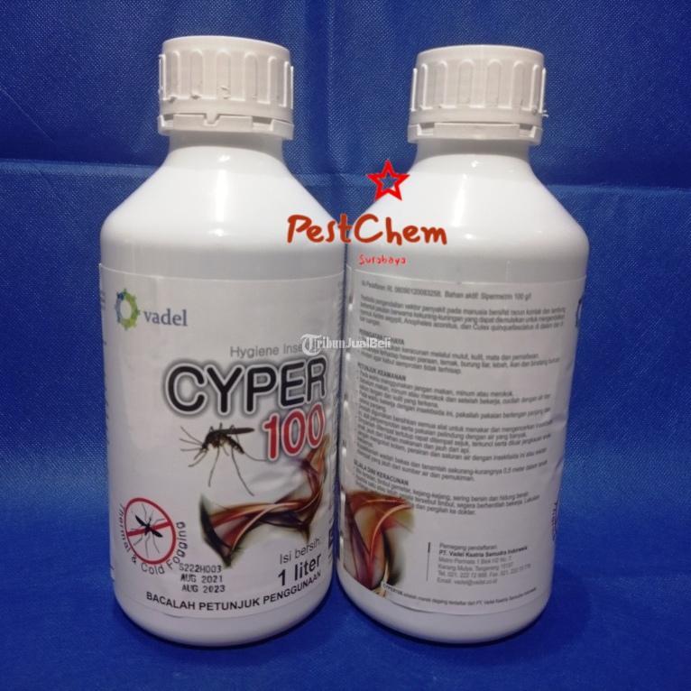 Cyper 100 EC 1 Liter Obat Fogging Nyamuk Cypermethrin - Surabaya Jawa Timur