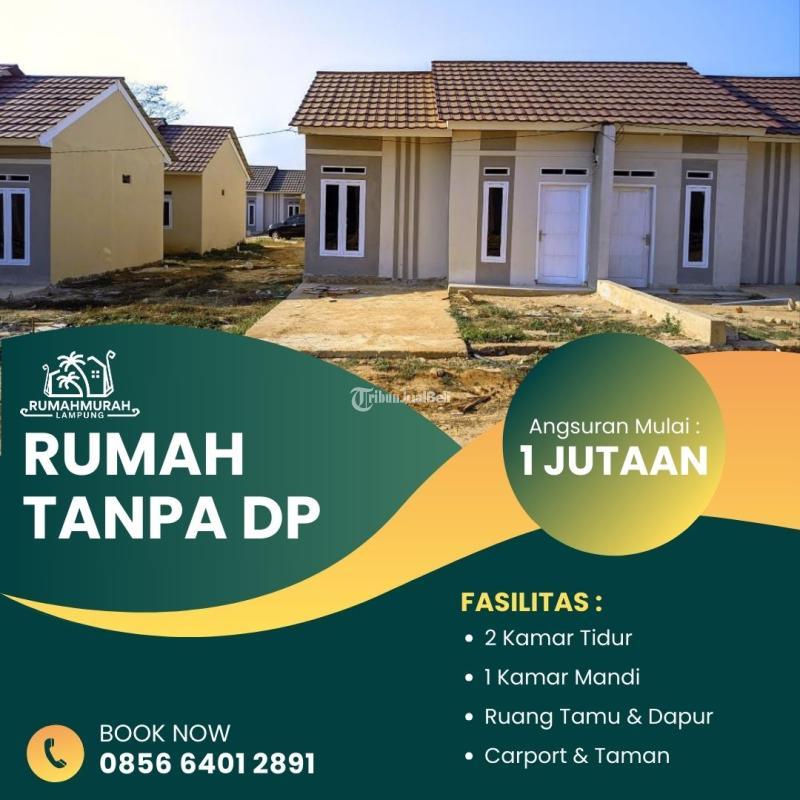 Rumah Dijual Murah Tanpa DP Siap Huni dekat Itera - Bandar Lampung