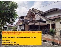 Dijual Rumah Dalam Perum Dekat Jalan Solo Patung Garuda Dekat Adisucipto - Sleman Yogyakarta