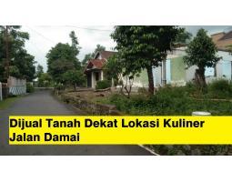 Dijual Tanah Dekat Lokasi Kuliner Jalan Damai LT654m2 SHM - Sleman Yogyakarta