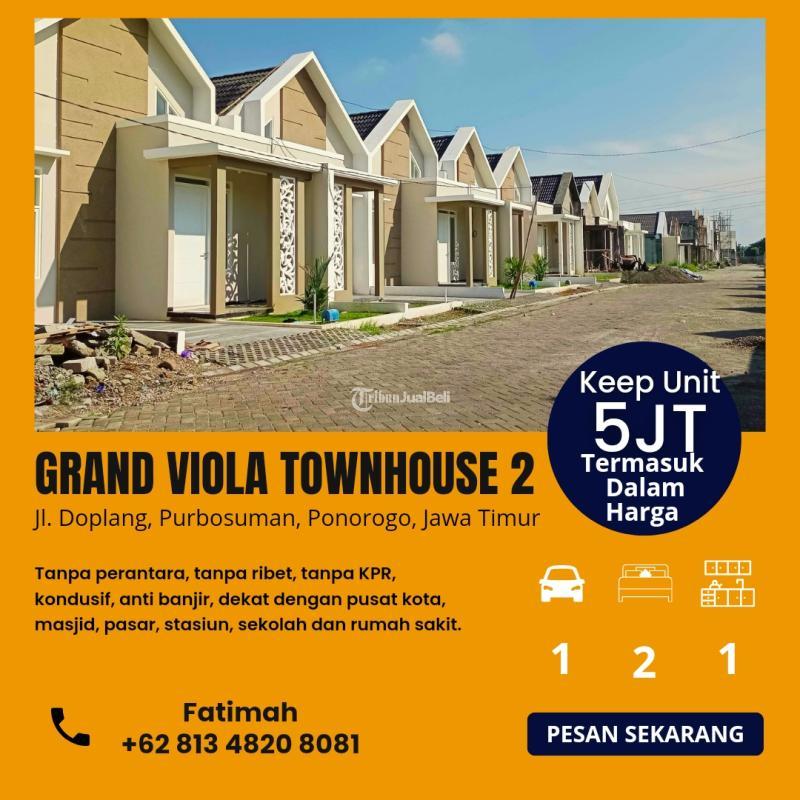 Dijuak Rumah Asri dan Nyaman Harga Terjangkau Lokasi Strategis - Ponorogo Jawa Timur