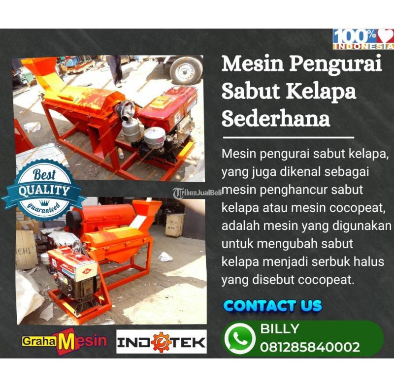 MESIN PENGURAI SABUT KELAPA SEDERHANA MALANG