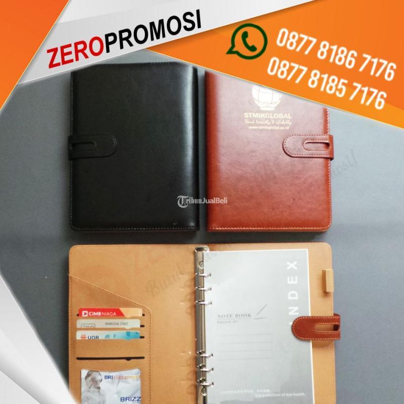 Buku Agenda Notebook Kulit AG-03 Custom Sablon