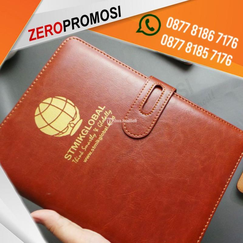 Buku Agenda Notebook Kulit AG-03 Custom Sablon