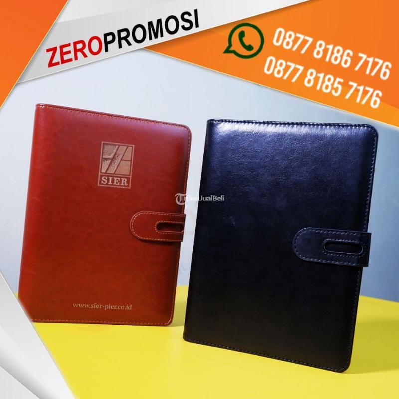 Buku Agenda Notebook Kulit AG-03 Custom Sablon