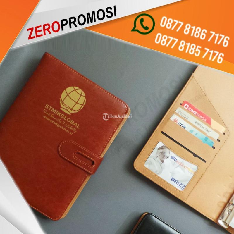 Buku Agenda Notebook Kulit AG-03 Custom Sablon