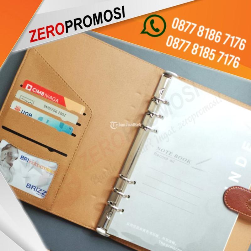 Buku Agenda Notebook Kulit AG-03 Custom Sablon