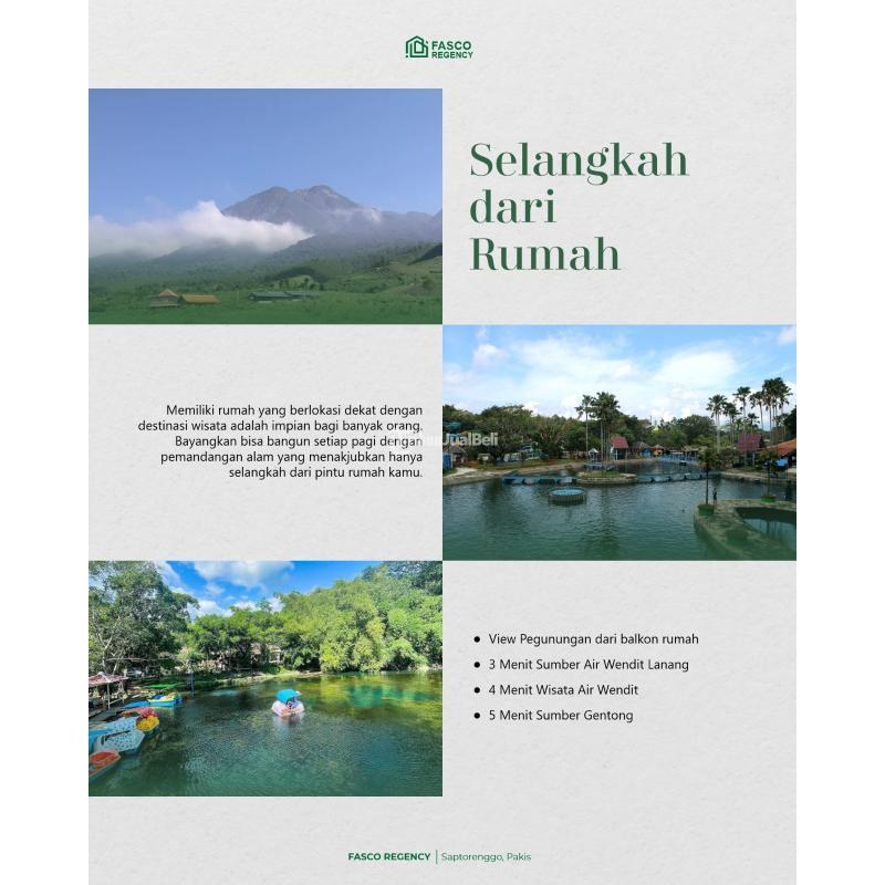 Dijual Rumah impian lokasi strategis dekat tempat wisata