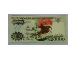 Koleksi Antik dan Kuno Uang Kertas Banknotes Paper Money Cendrawasih Merah 1995 - Bandung Barat Jawa Barat