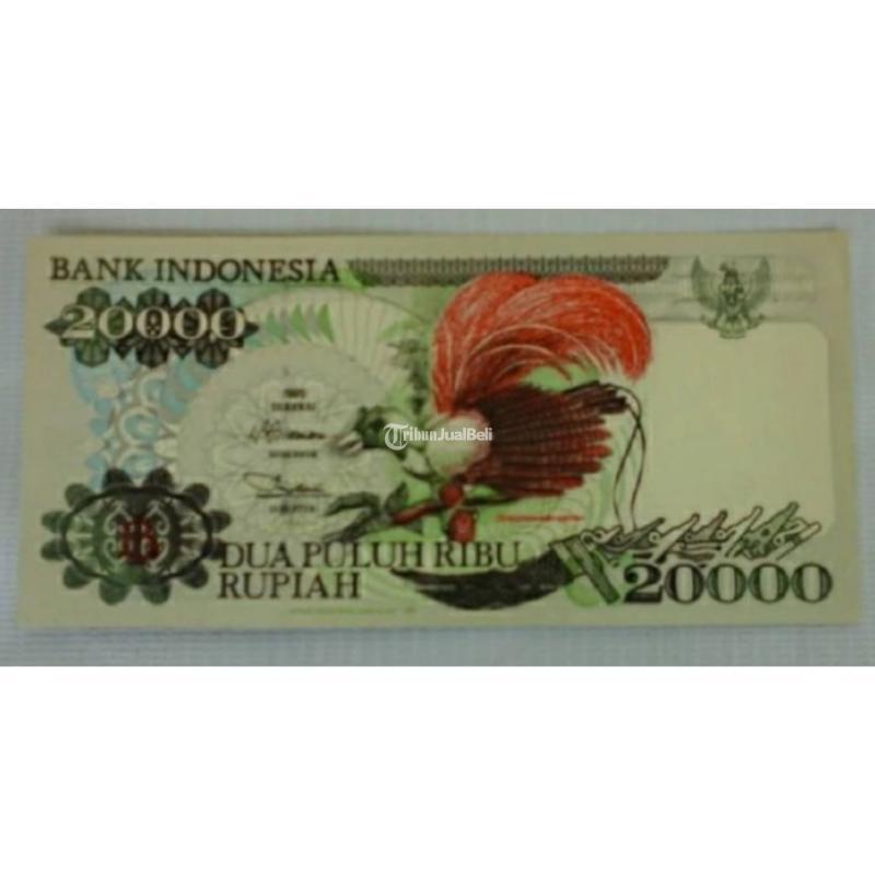 Koleksi Antik dan Kuno Uang Kertas Banknotes Paper Money Cendrawasih Merah 1995 - Bandung Barat Jawa Barat