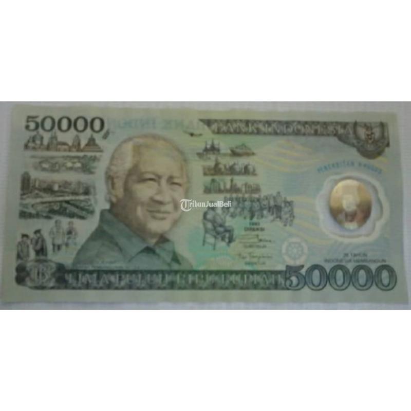 Koleksi Antik dan Kuno Uang Kertas Banknotes Paper Money Polimer Soeharto 1993 - Bandung Barat Jawa Barat