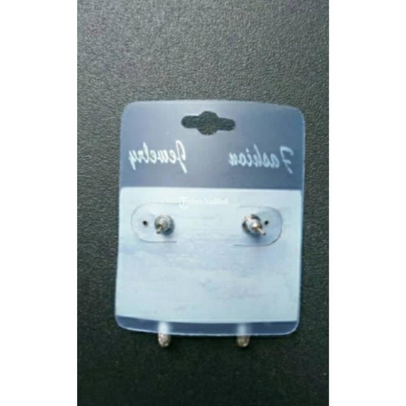 Anting Earrings 001 Model Daun Perak - Bandung Barat Jawa Barat