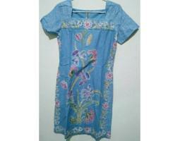 Batik Dress Wanita 006 Baru Lengan Pendek - Bandung Barat Jawa Barat