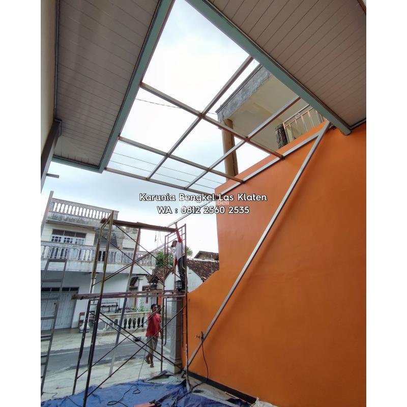 Jasa Pasang Kanopi Besi Hollow - Klaten Jawa Tengah