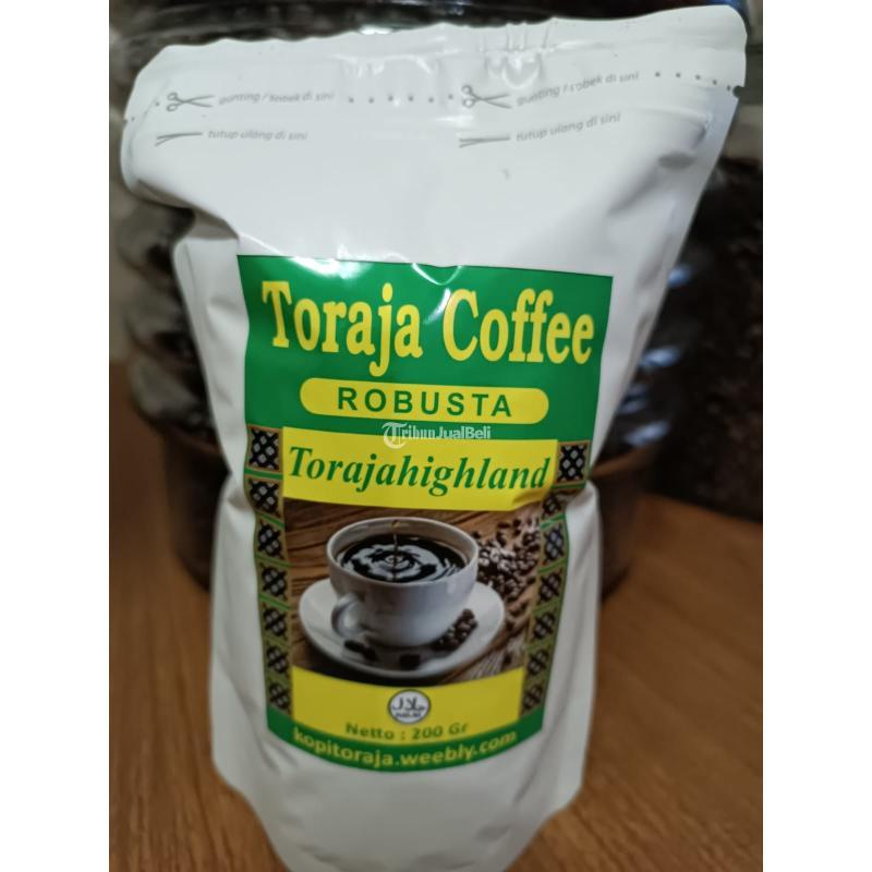 Kopi Toraja Asli Kemasan Mulai 200 gram - Makassar Sulawesi Selatan