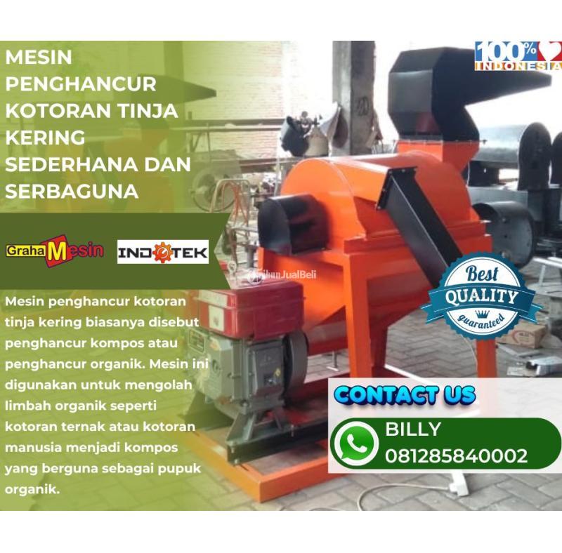 MESIN PENGHANCUR TINJA KERING SEDERHANA DAN SERBAGUNA MALANG