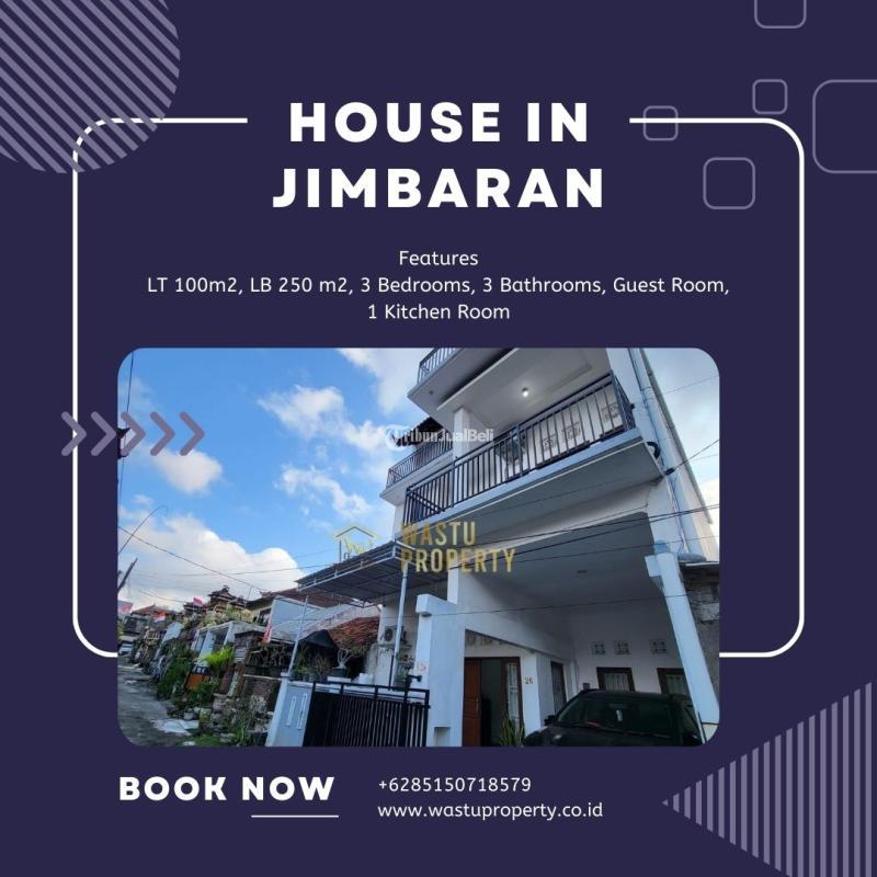 RUMAH SIAP HUNI DI BALI DEKAT PANTAI JIMBARAN, SEMI FURNISH