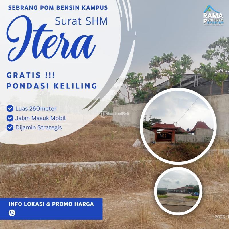 Tanah Dekat Kampus Itera Lampung Surat Sertifikat SHM Siap Bangun