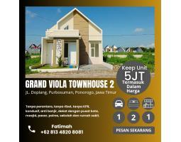 Jual Rumah Modern Baru One Gate System di Perumahan Syariah - Ponorogo Jawa Timur