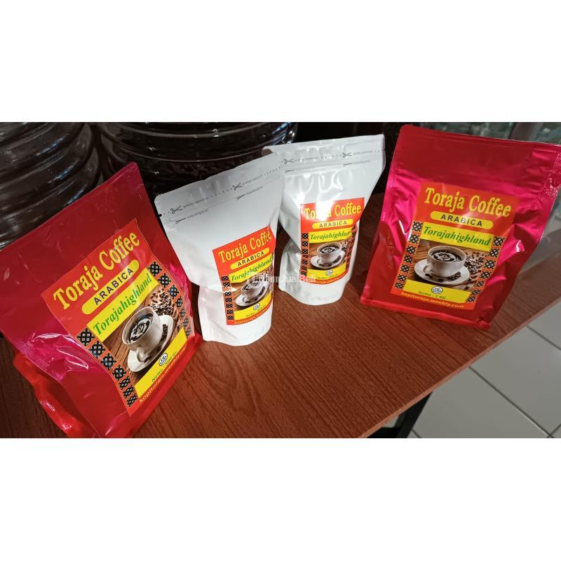 Kopi Toraja Asli Kemasan 200-500 gram - Makassar Sulawesi Selatan