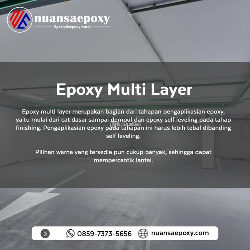 Kontraktor Jasa Cat Epoxy Lantai Pabrik 1500 Micron - Solo Jawa Tengah