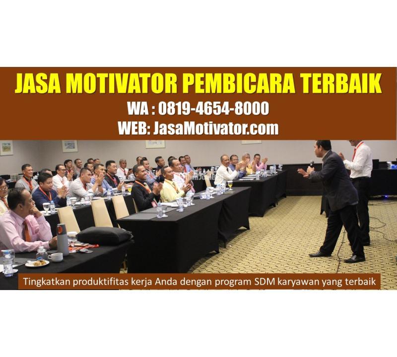 Motivator Capacity Building Terbaik - Blitar Jawa Timur