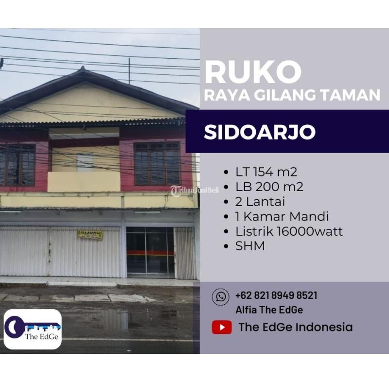 Ruko 2 Lantai Raya Kletek Nol Jalan Nasional Cocok Untuk Komersial - The EdGe