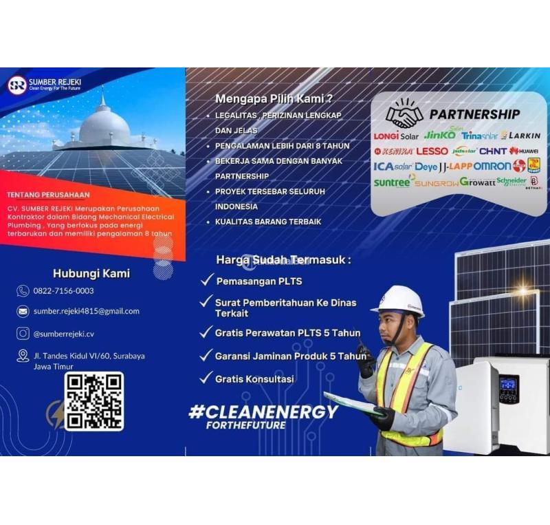 Jasa Pasang PLTS Panel Surya Pilihan Off Grid On Grid