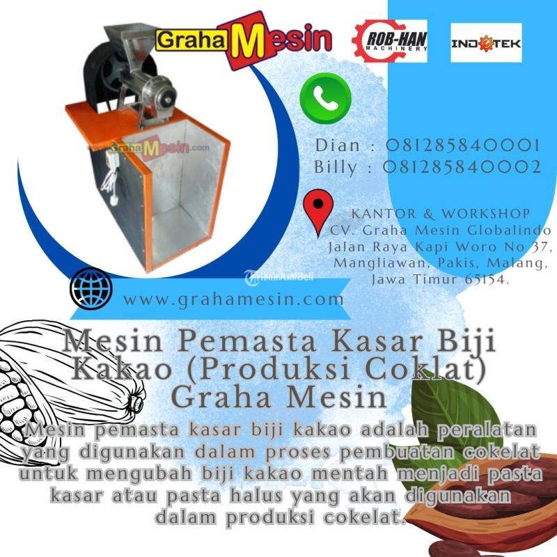 Mesin Pemasta Kasar Biji Kakao Produksi Coklat - Malang Jawa Timur