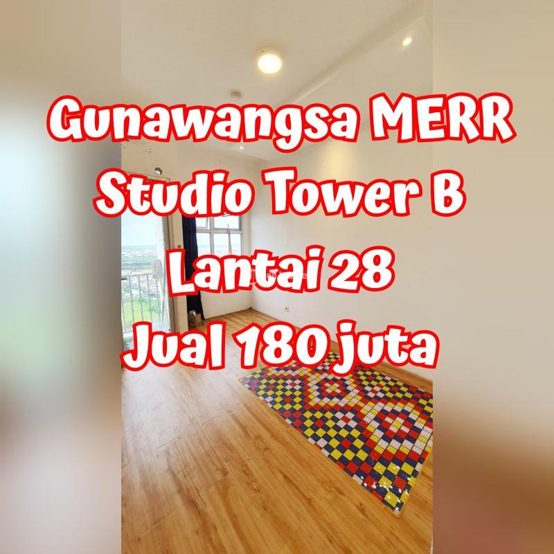 Dijual Termurah Murah Apartemen Studio Gunawangsa Merr Kampus Dinamika