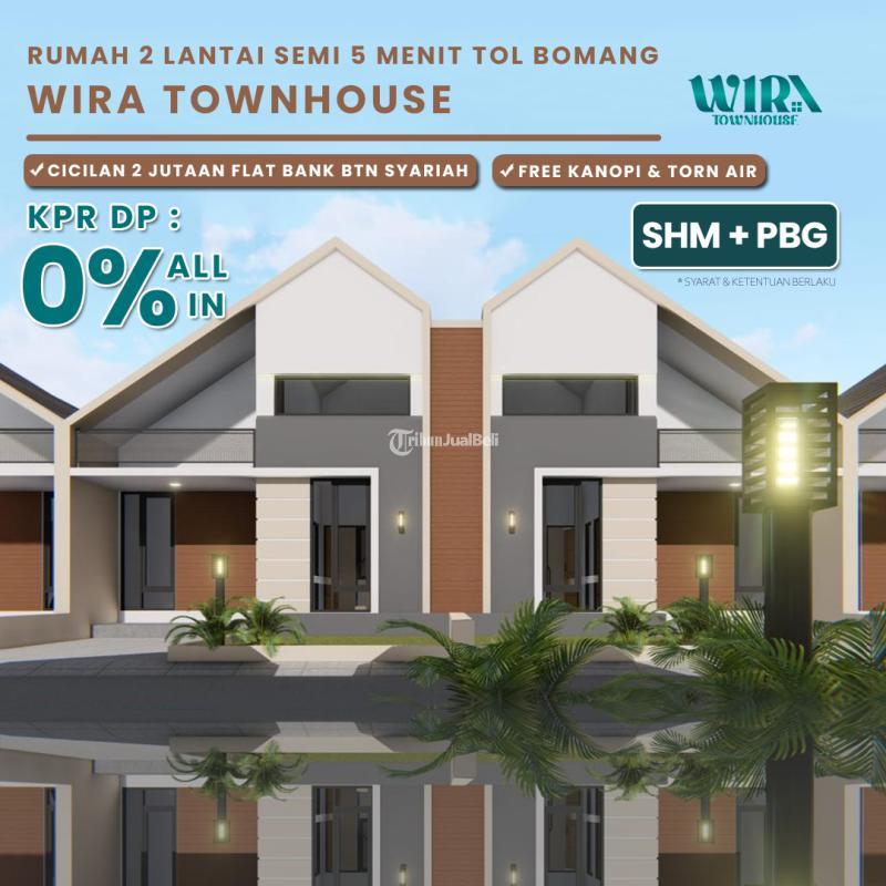 Rumah 2 lantai 300 jutaan on progress SHM IMB dekat tol bomang free canopy