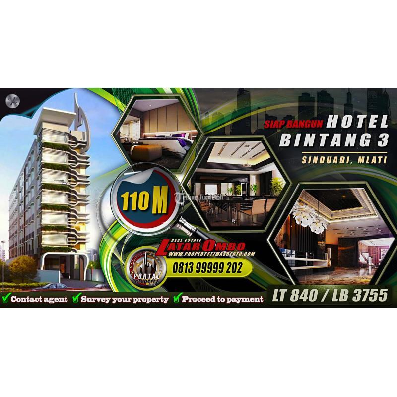 HOTEL Standar Bintang 3 Siap Bangun