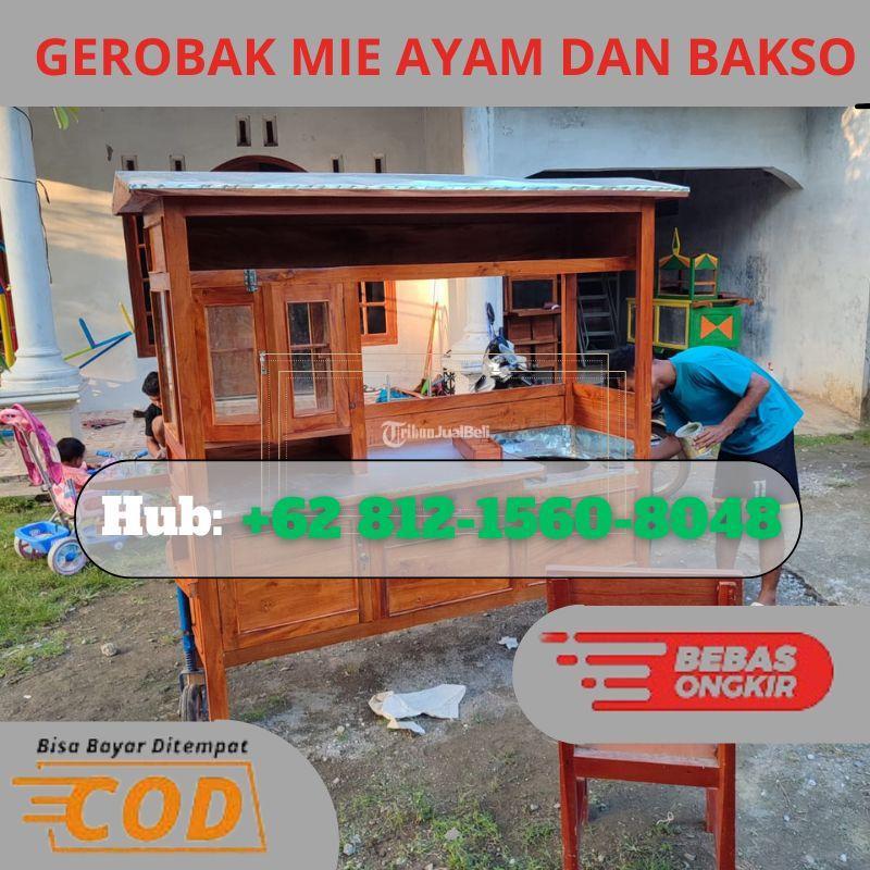 WA 0895 0334 3193 Pabrik Gerobak Mie Ayam Bakso Kayu Jati Mahoni Custom Gunung Putri bogor