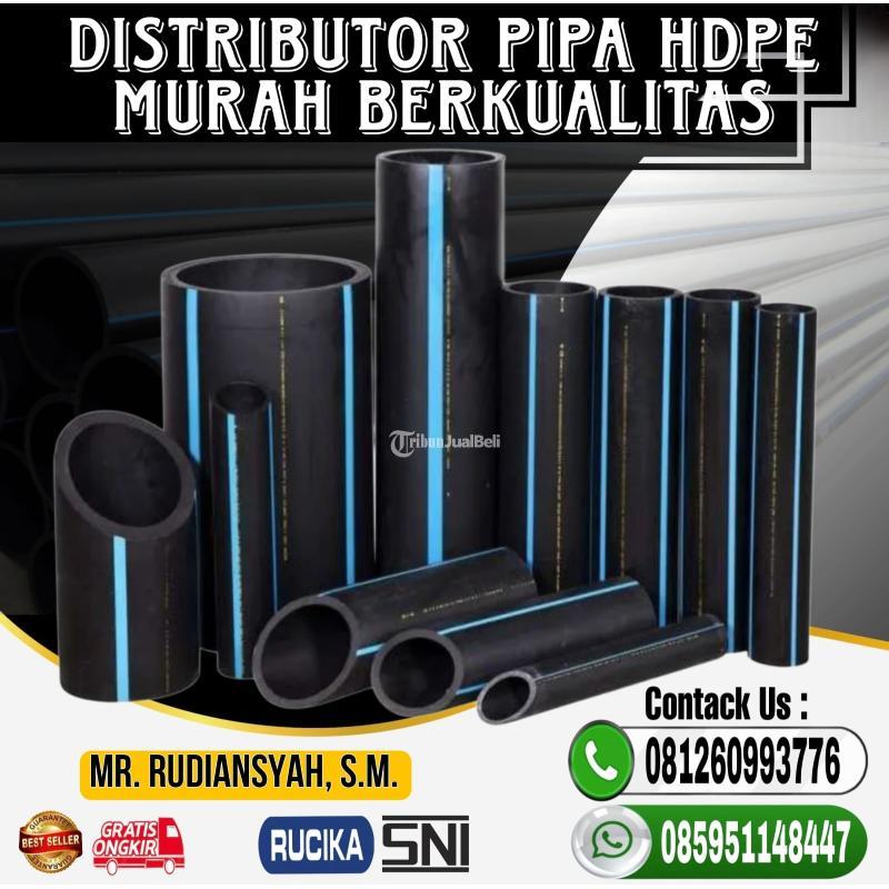 Pipa HDPE Rucika 6 Inch PN 16 Tebal Pipa 14,60 mm, OD 160 mm, Perbatang