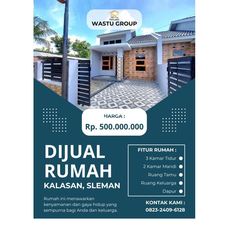 DIJUAL RUMAH DI SELOMANTANI KALASAN SLEMAN DEKAT FASILITAS UMUM - HARGA TERJANGKAU