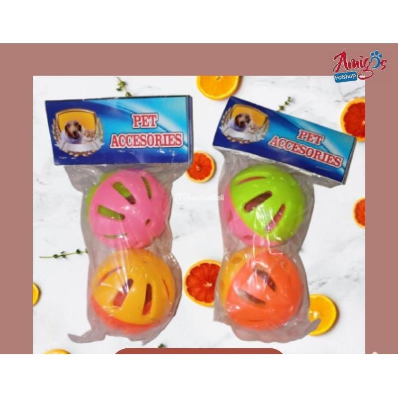 Mainan Bola Kerincing Kucing 2pcs MN471 Amigos Petshop - Makassar Sulawesi Selatan