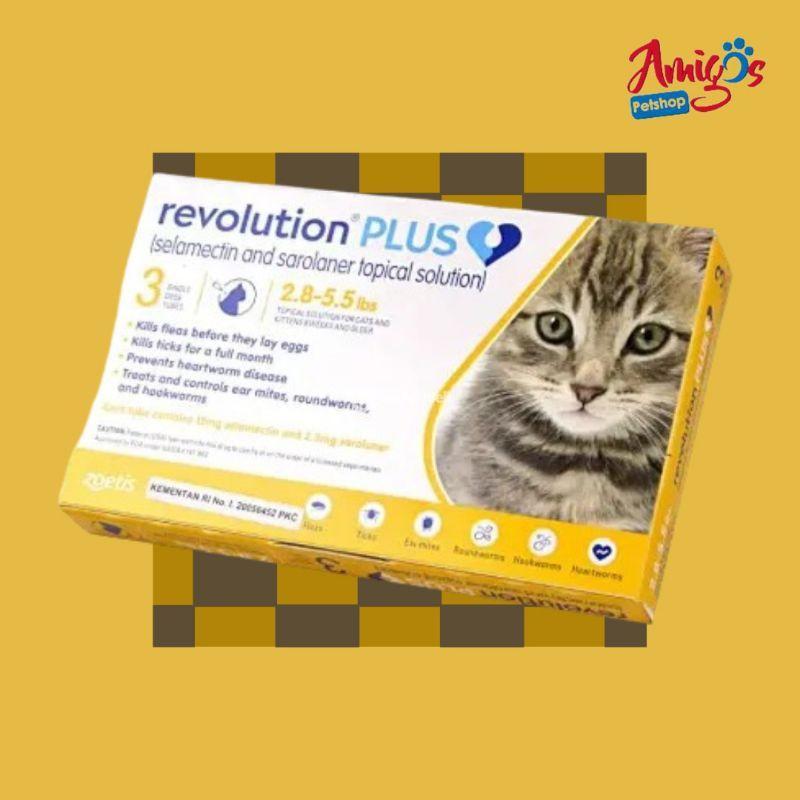 Revolution Plus Cat 2.8-5.5lbs Amigos Petshop - Makassar Sulawesi Selatan