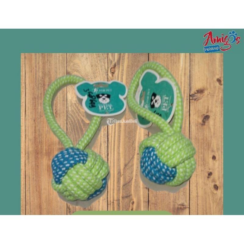 Mainan Gigitan Bola Tali MN785 Amigos Petshop - Makassar Sulawesi Selatan