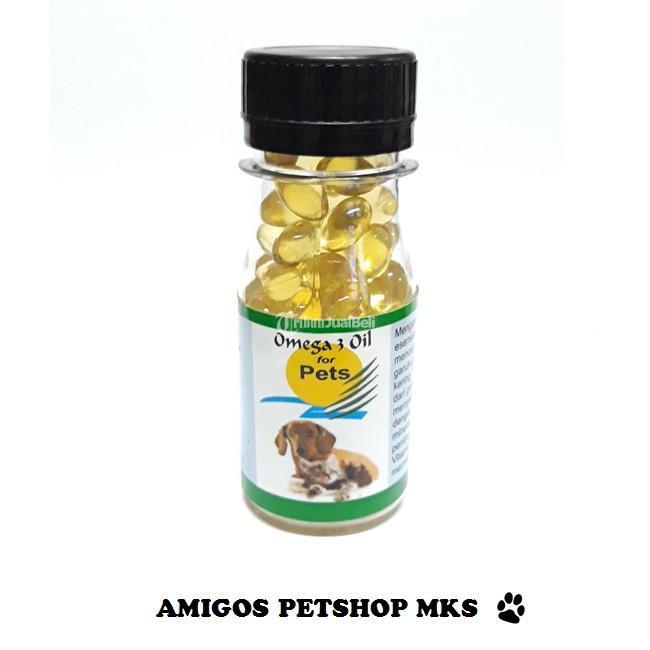 Minyak Ikan Omega Fish Oil 100 butir Amigos Petshop - Makassar Sulawesi Selatan