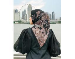 Jilbab Segiempat Ala ButtonScarves Singapore Series  Nomiq Store