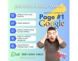 Jasa Sebar Brosur Online Dominasi Google - Gresik Jawa Timur