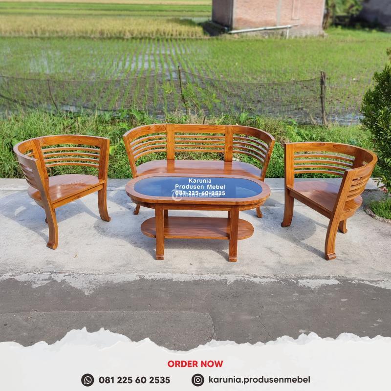 Produsen Meja Teras Minimalis, Pengrajin Meja Teras Kayu Jati, Meja Teras Bulat, Meja Teras Besi, Meja Kursi Teras Klaten