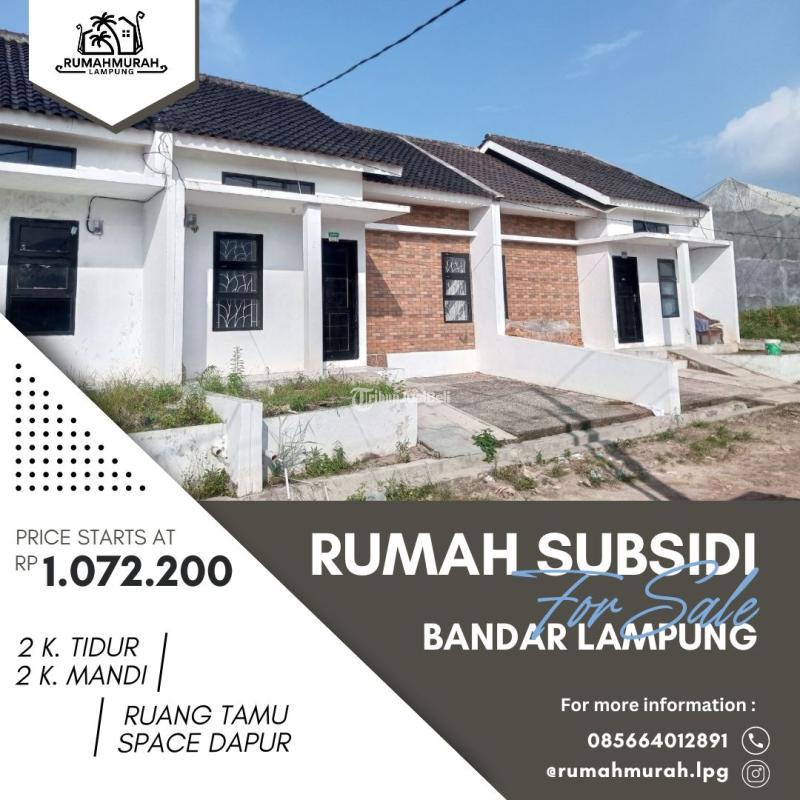 Dijual Cepat Rumah Murah Tipe 36 Baru DP Ringan Lokasi Tengah Kota - Bandar Lampung